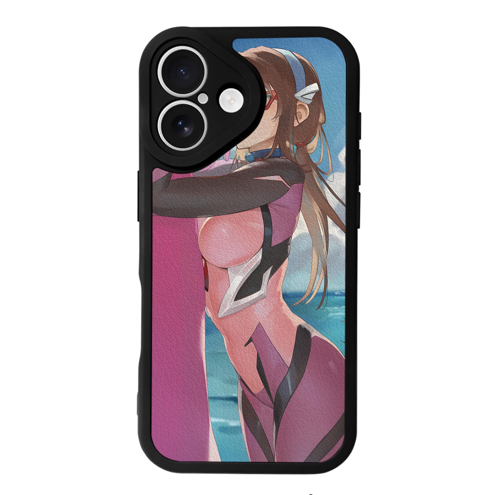 （画像用） EVA 新世紀エヴァンゲリオン 【iPhone 16シリーズ対応】シリコンスマホケース（レザー調） 材質：シリコン
